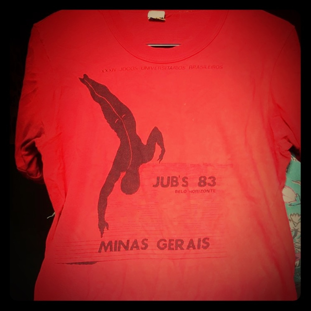 vintage red ringer tee